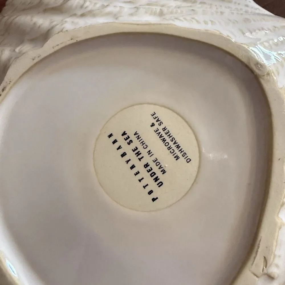 Set of 2 Pottery Barn Under The Sea Plates 9” Dish Nautical Coastal Beach Decor